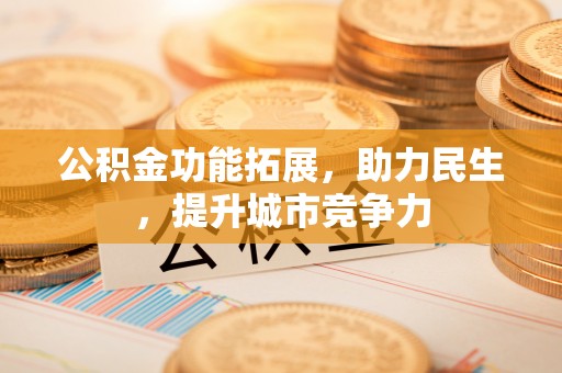辉南公积金功能拓展，助力民生，提升城市竞争力