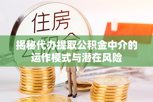 辉南揭秘代办提取公积金中介的运作模式与潜在风险